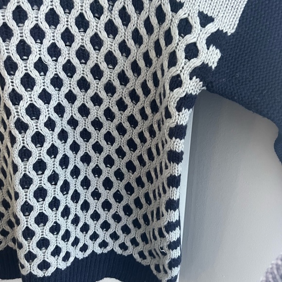 Women’s Smash XXL Stitch Chunky Knit colorblock yellow and navy and grey - Picture 3 of 9